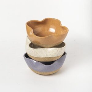 Trio de bowls Flor