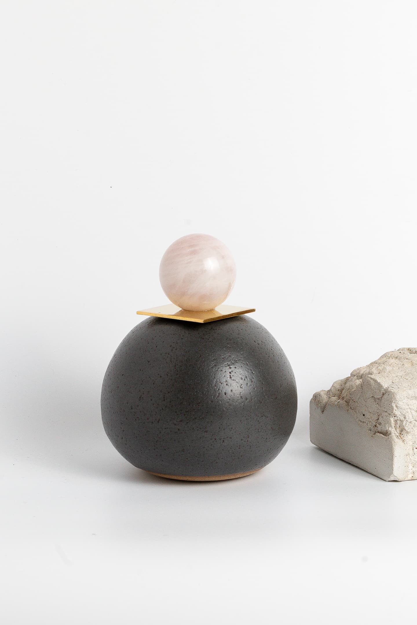 Esfera Lúmen – Quartzo rosa